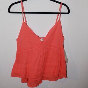 Altar'd State Light Orange Summer Tank Top Size L